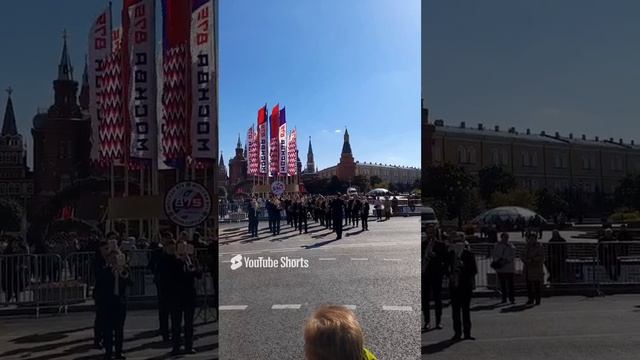 На сопках Маньчжурии, День города, Манежная площадь, Москва