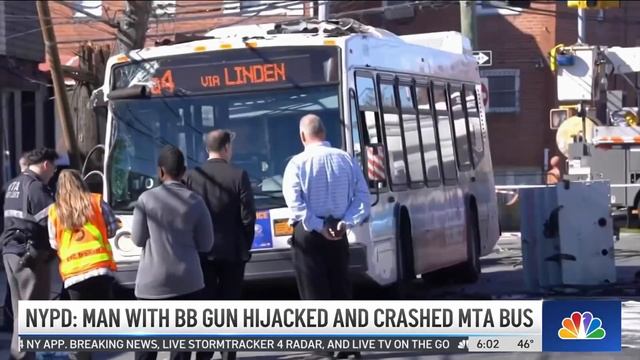 BUS HIJACKED IN NYC: Surveillance Videos Captures Start of Chaos, Driver's Window Jump