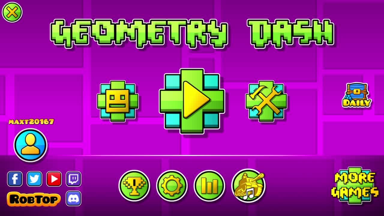 играю в geometry dash