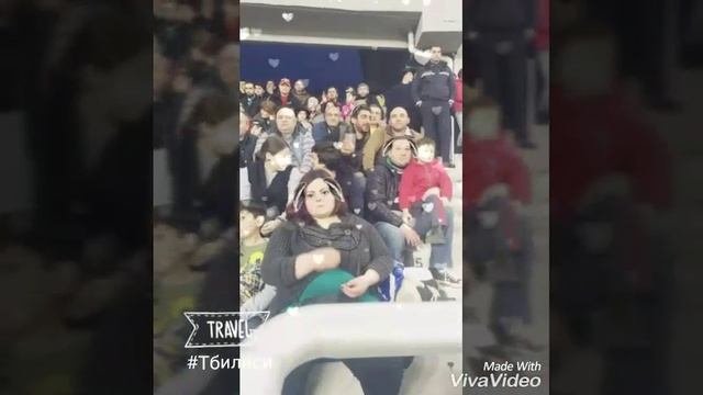 Маленькая Заинька в Грузии на регби