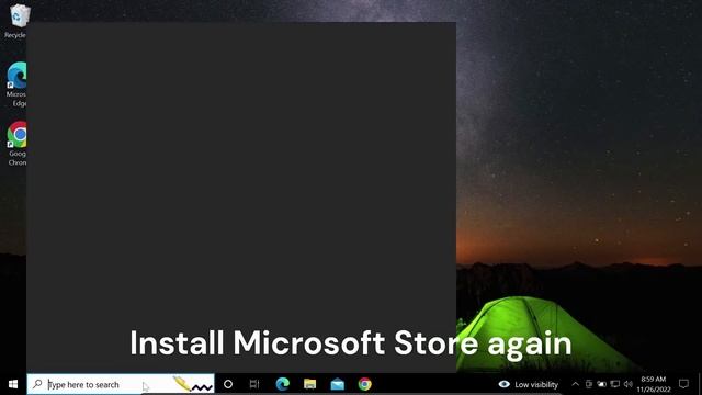 How to Remove and Reinstall Microsoft Store? | Windows Trick