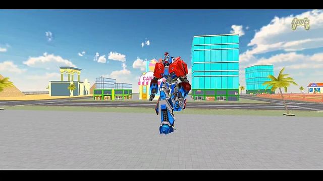 Mech Robot Transforming Games: Excavator Heli Flying Car Mode Battle | Android iOS Gameplay