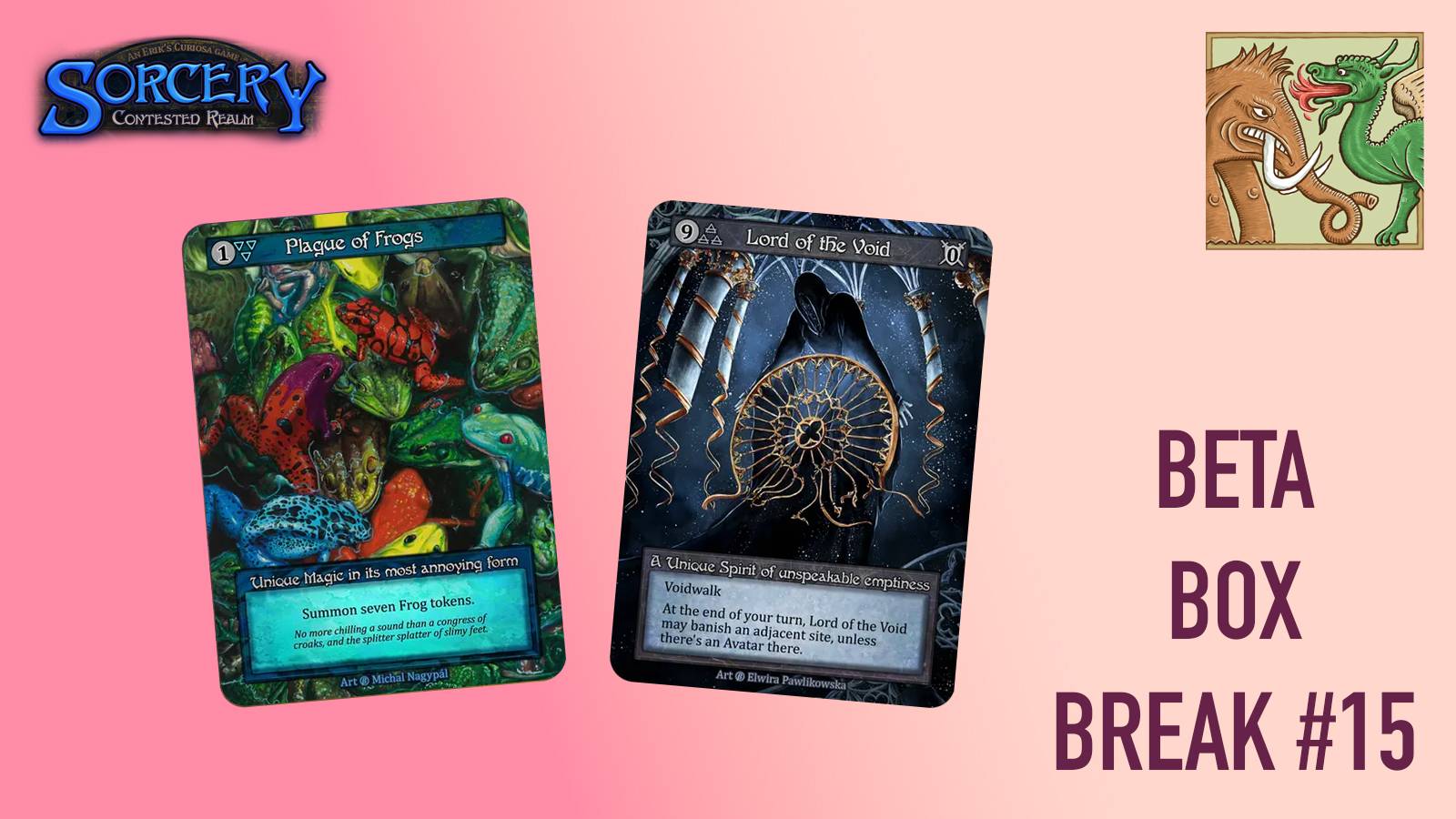 Sorcery TCG: бокс-брейк Beta #15 - СУПЕР БОКС!!! ДВА foil unique в одном боксе!!!