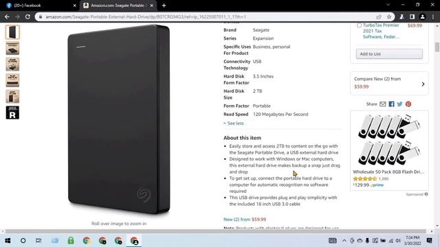 Seagate Portable 2TB External Hard  Drive Portable HDD Review |