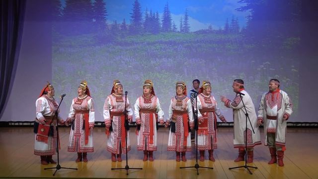 "Наряжака козика". Народный мордовский  ансамбль Лейне Малосурметский ДНТ Абдулино РДК "Юбилейный"