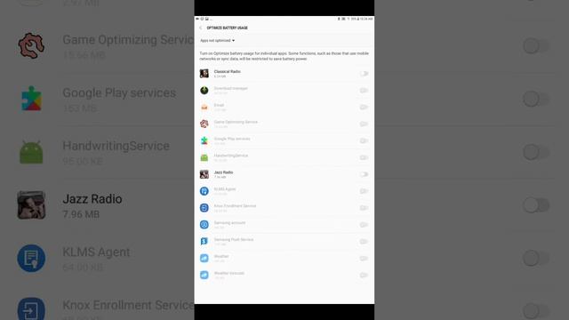 How to disable Doze Settings on Android 6.0 and newer