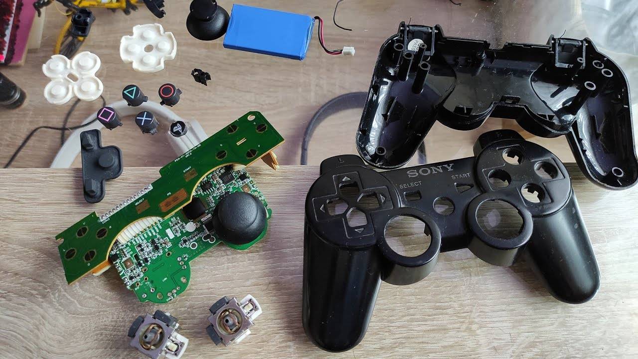 Замена стика в геймпаде dualshock 3 от PS3