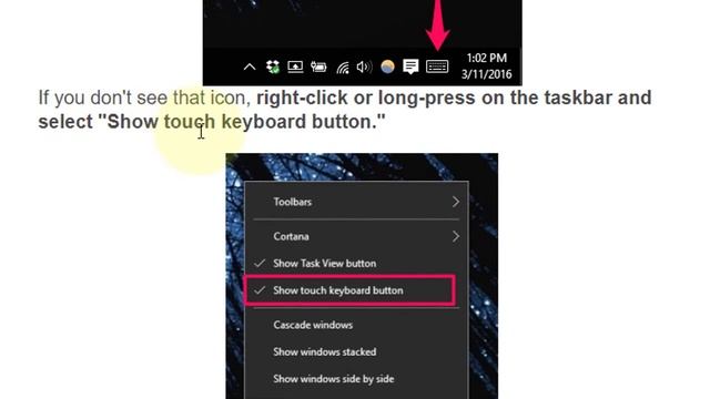 How to Get the Full Layout in Windows 10's Touch Keyboard