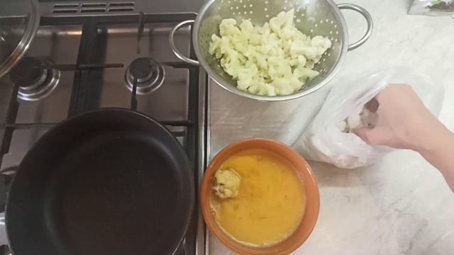 Самый простой способ приготовления цветной капусты в кляре.