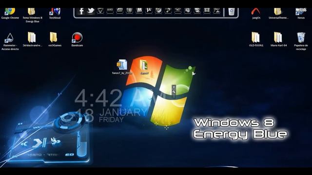 INSTALAR TEMA TANZO7 PARA WINDOWS 7 TEMA DE TERCEROS - TEMA BASICO