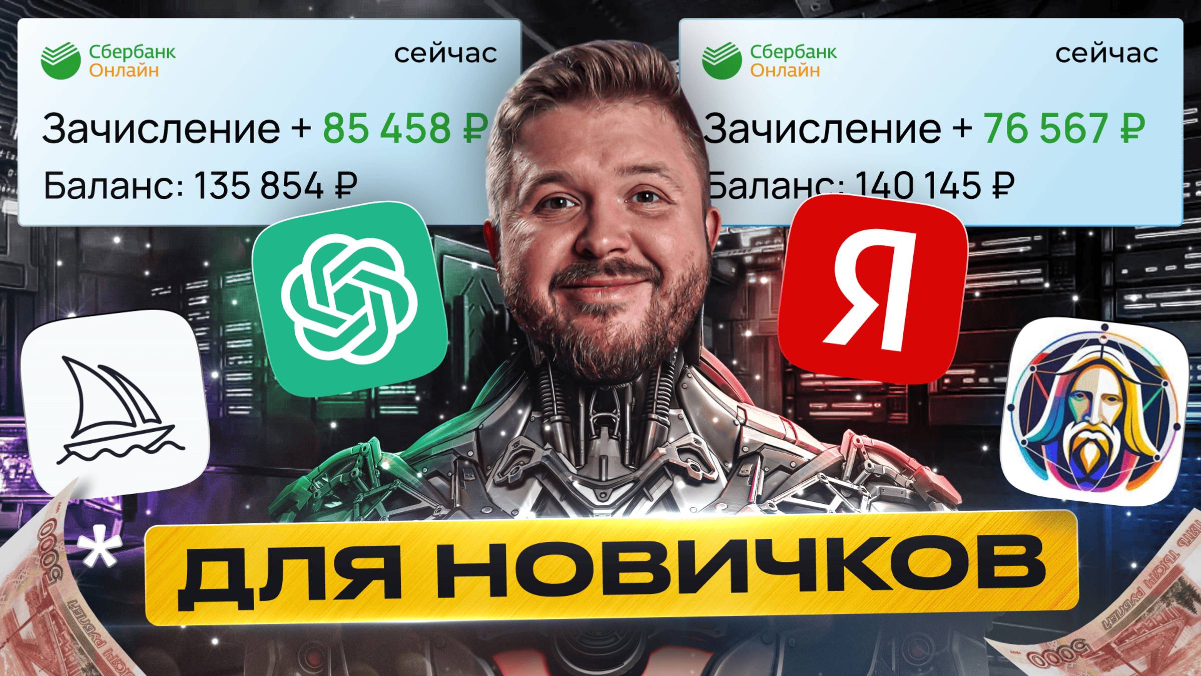 Как заработать +16 500 за вечер на Tilda + НЕЙРОСЕТИ | Midjourney| Leonardo AI | ChatGPT