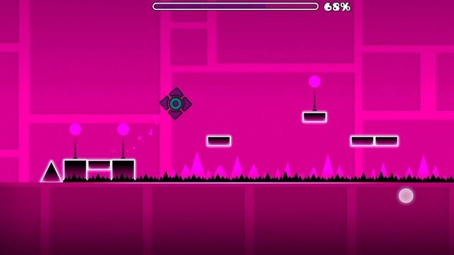 Прохожу 2 уровень в Geometry Dash!