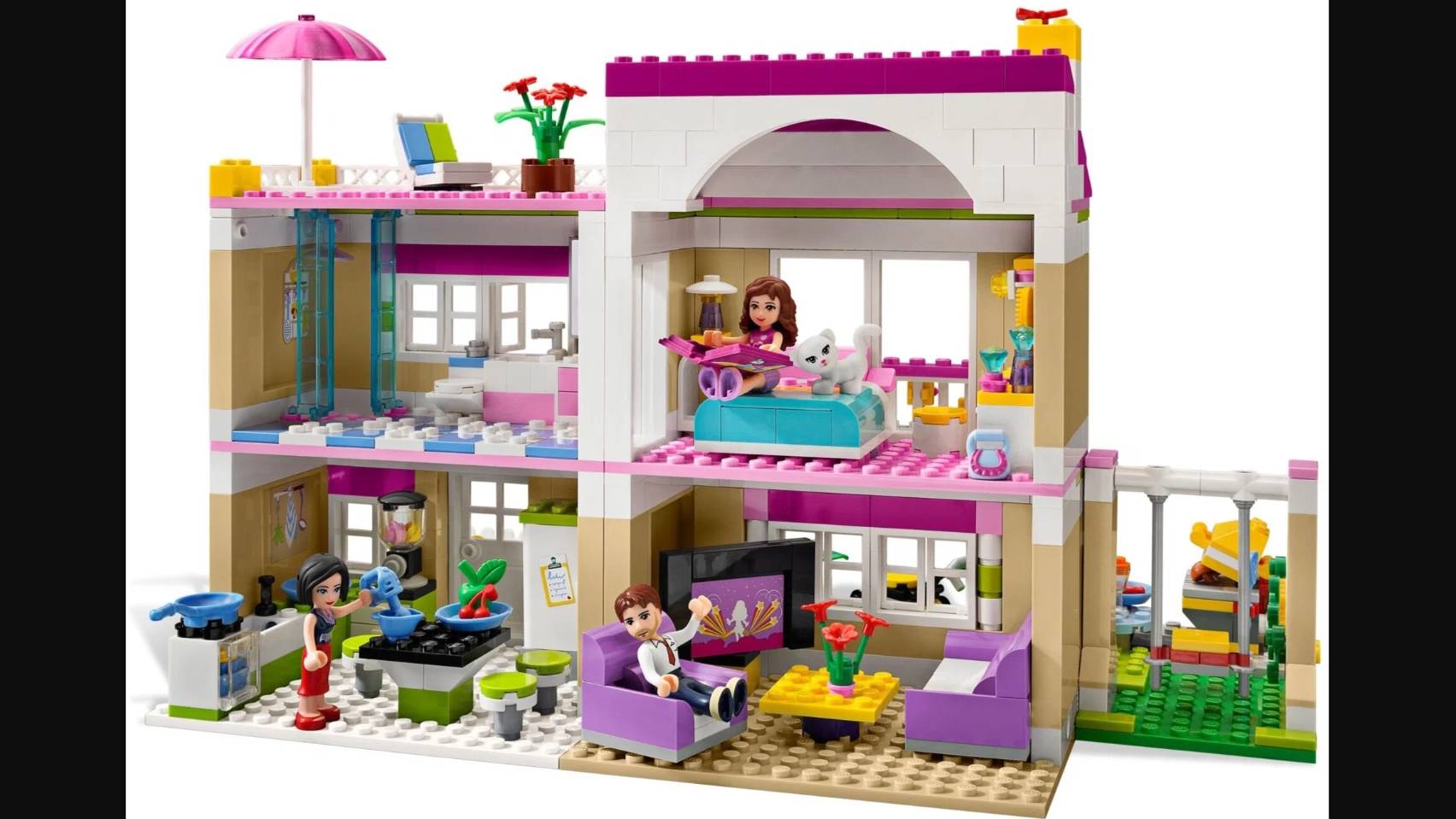 Собираем из деталей лего кукольный домик Lego friends. лего френдс 3315. Лего схемы и инструкции