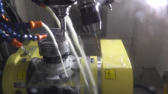 5-axis cylinder milling on Fanuc Robodrill