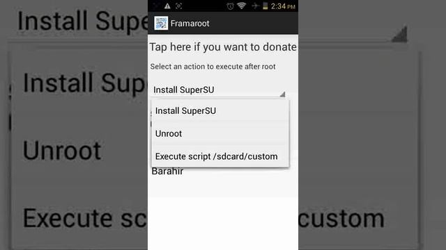 Root ur phone with framaroot