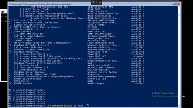 MCSA 70-740 - Lesson 08 - Installing Roles and Features using PowerShell