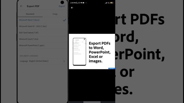 Adobe acrobat pdf app on mobile