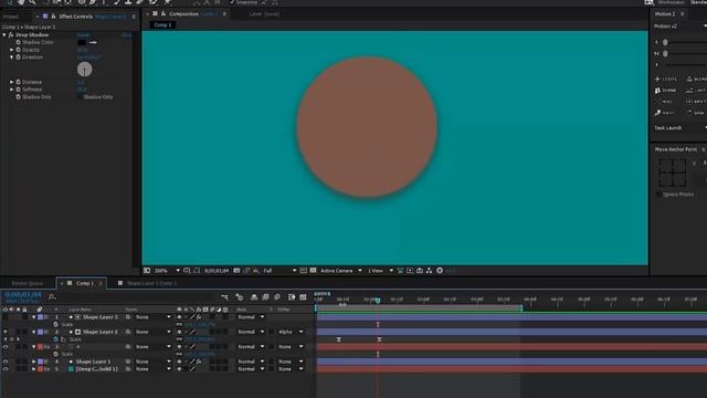 Material Design - Floating Action Button ripple effect - After Effects Tutorial