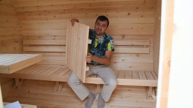 Из чего состоит базовая комплектация бани-бочки?