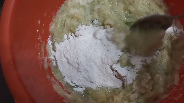 Оладьи из кабачков/Zucchini pancakes