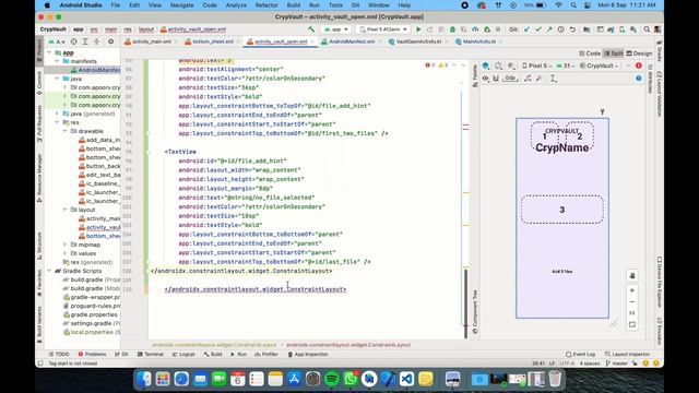 App UI speed coding in android studio