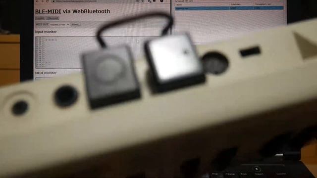 Web Bluetooth / BLE-MIDI TEST 01