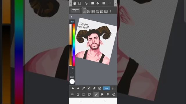 [SPEED ART] Vector x Vexel on MEDIBANG PAINT ANDROID | PART 3