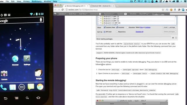 Mobile Remote Debugging w/ Chrome for Android