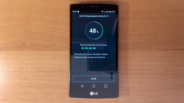 LG G4 - Stock Android 6.0 Marshmallow - AnTuTu Benchmark Test (64-bit)