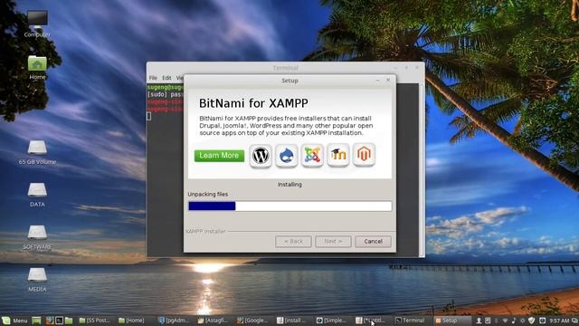 Cara Mudah install XAMPP di  Linux mint, Ubuntu, dll