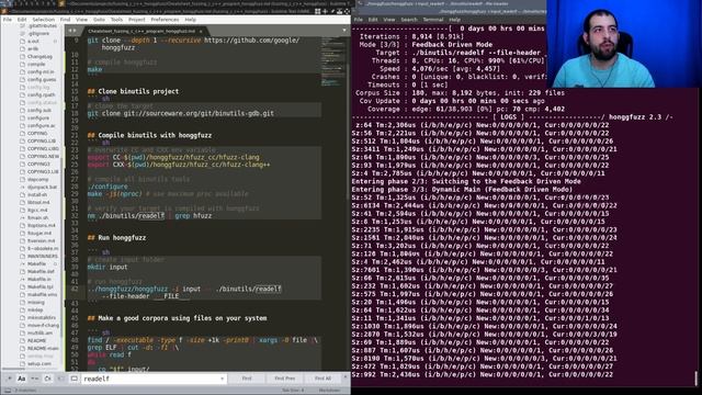 Fuzz testing C++ code using Google Honggfuzz fuzzer