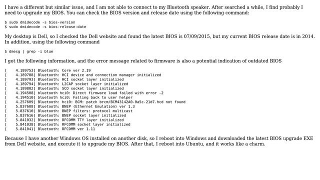 Ubuntu: Bluetooth/Blueman won't detect bluetooth devices, other devices can't find computer