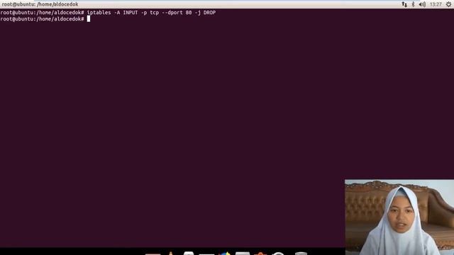 PENGGUNAAN IPTABLES PADA LINUX UBUNTU