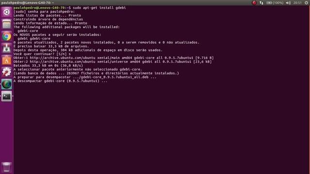 Instalando Gdebi no linux ubuntu