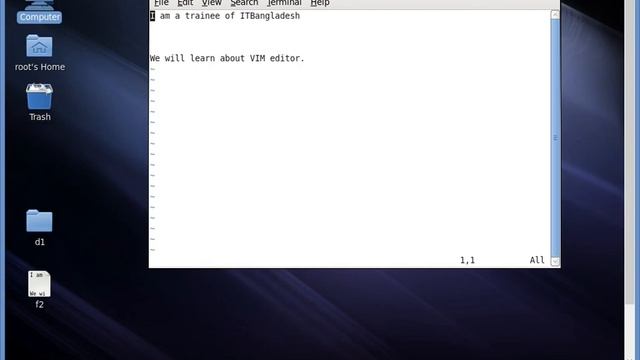 VIM  Editor in Linux( Part -1)