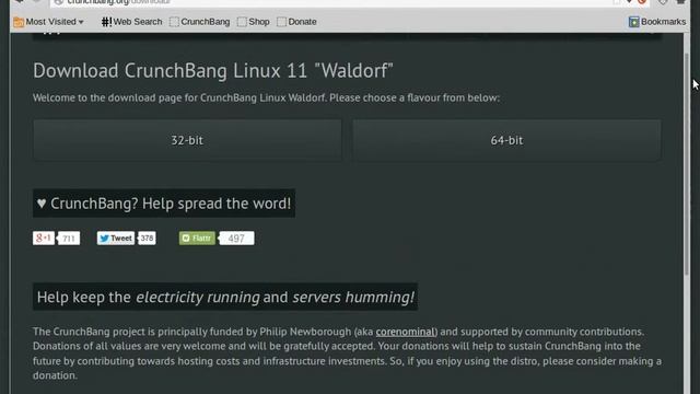 Crunchbang GNU/Linux Installation & Overview