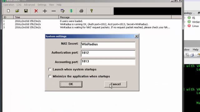 Radius Server en GNS3