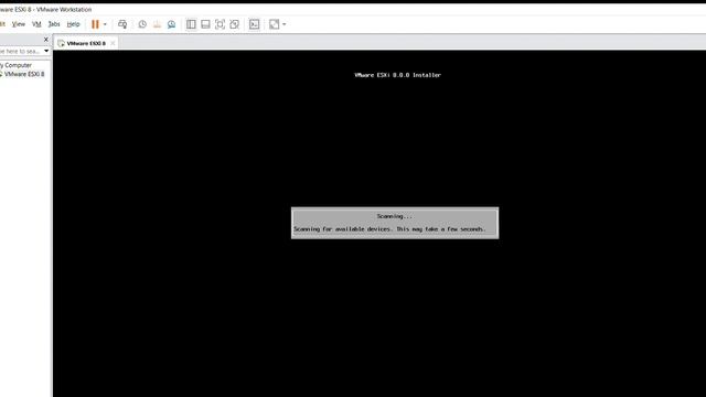 Install VMware ESXi 8   (VMware Workstation 17 PRO)