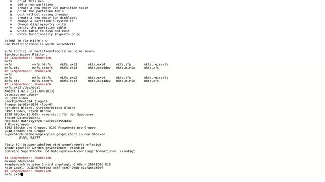 Gnµ 14 - Gentoo installieren - Teil 1: fdisk und stage3