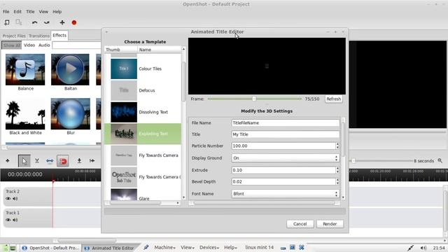 Best Video Editor in Linux Mint 14!