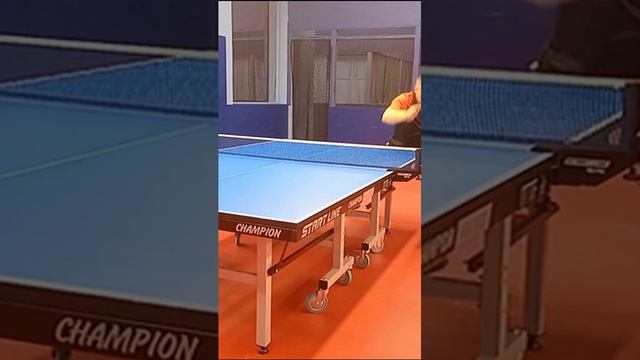 Настольный теннис  Отработка игры со стола #shorts #настольныйтеннис    #tabletennis