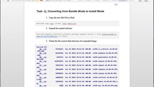 Cisco Catalyst - Install vs Bundle mode
