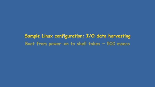 Booting Linux in 500 msecs on Freescale Kinetis K70