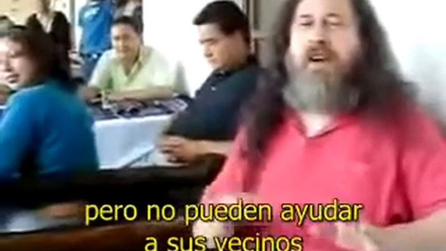 La cancion del software libre por Richard Stallman