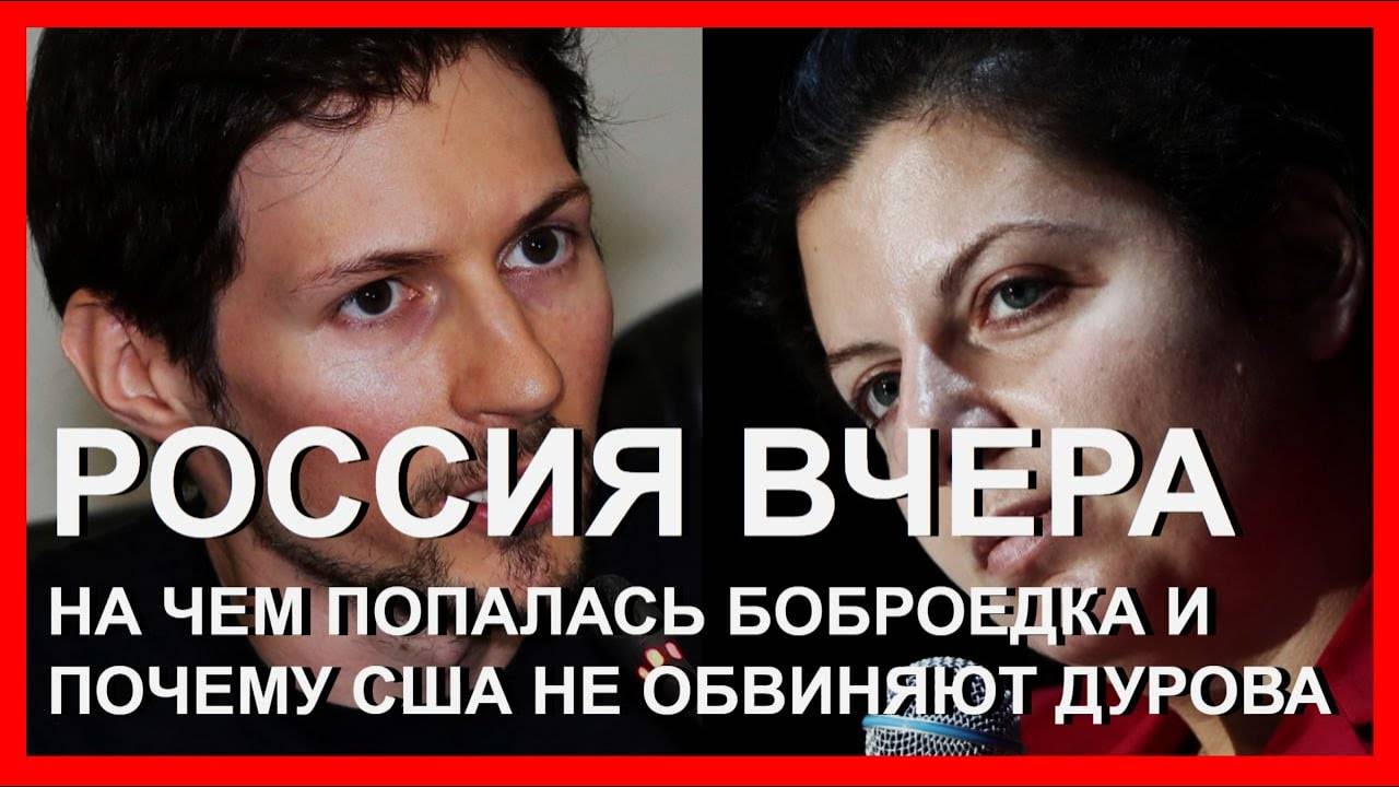 Россия вчера: на чем попалась боброедка и причем тут Павел Дуров