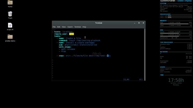 Ansible Playbook for Beginners Demo on Linux!