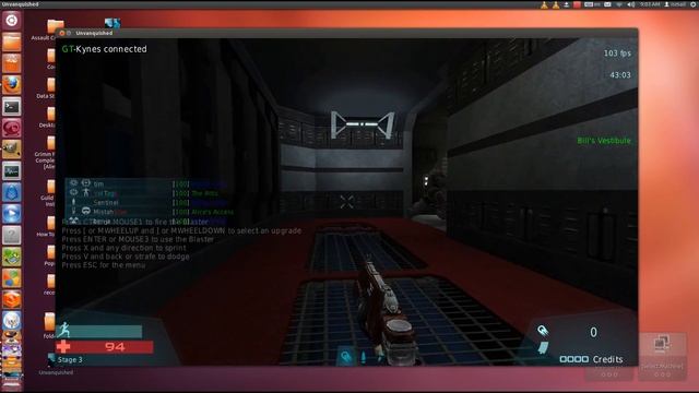 Unvanquished 0.8 Gameplay on Ubuntu 12.04 (Alpha 8)