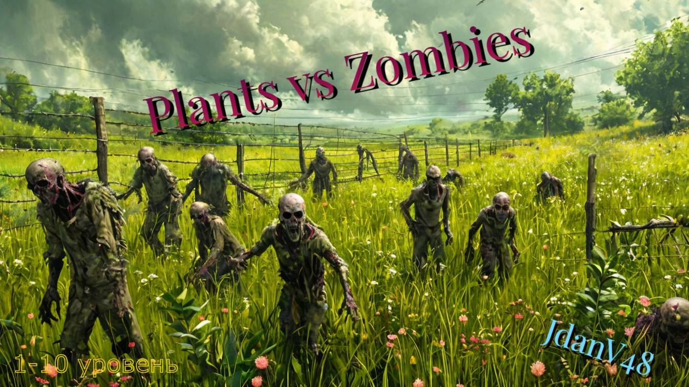 Plants vs. Zombies прохождение!