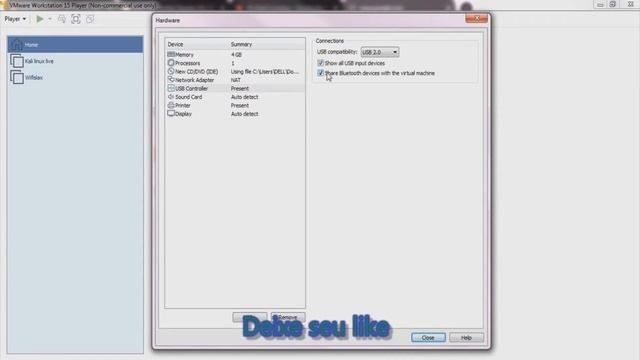 Como instalar o kali linux no modo live no (VMware)