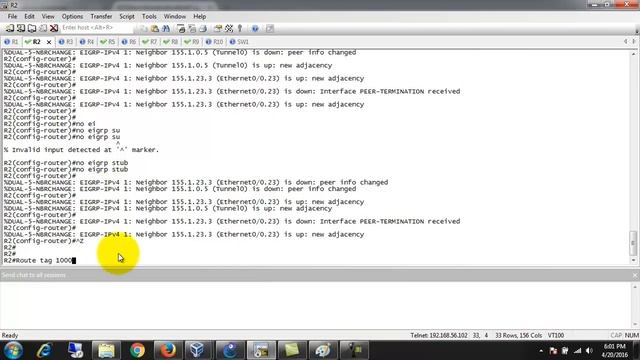 CCNP Route # EIGRP Filtering With Route TAG in Hindi by APNET INDIA